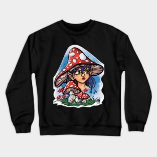 Cute mushroom fairy Crewneck Sweatshirt